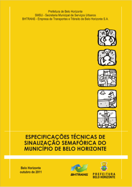 Especifica&ccedil;&otilde;es T&eacute;cnicas de Sinaliza&ccedil;&atilde;o Semaf&oacute;rica