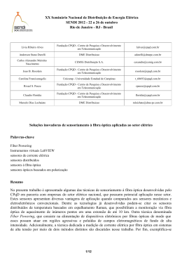 XX Semin&aacute;rio Nacional de Distribui&ccedil;&atilde;o de Energia El&eacute;trica