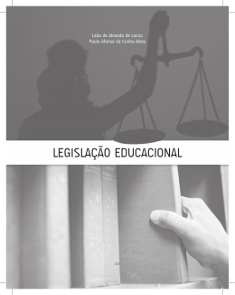 LEGISLA&Ccedil;&Atilde;O EDUCACIONAL