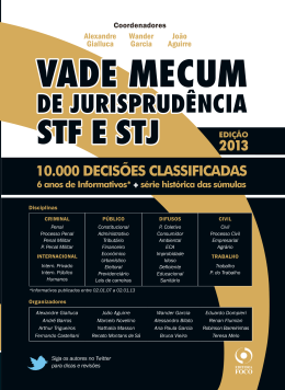 10.000 DECIS&Otilde;ES CLASSIFICADAS 6 anos de