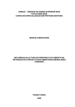 UNING&Aacute; &OElig; UNIDADE DE ENSINO SUPERIOR ING&Aacute;