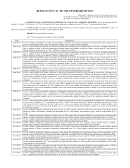 Resolu&ccedil;&atilde;o n&deg; 10 de 5/02/2013 - Minist&eacute;rio do Desenvolvimento