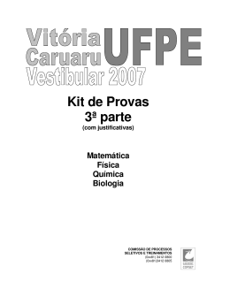 Kit de Provas 3ª parte