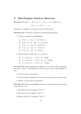 2 Distribuições Teóricas Discretas