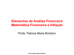 5_Matematica Financeira e Inflacao