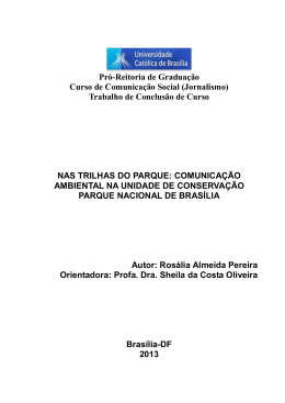 Ros&aacute;lia Almeida Pereira - Universidade Cat&oacute;lica de Bras&iacute;lia