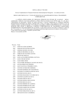 EDITAL-ARSAL N&ordm; 001/2003
