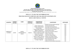 Resultado Parcial 9 Betim