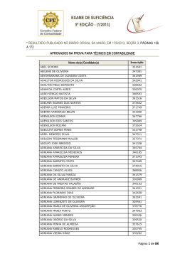 Prova Técnico em Contabilidade - CRC-CE