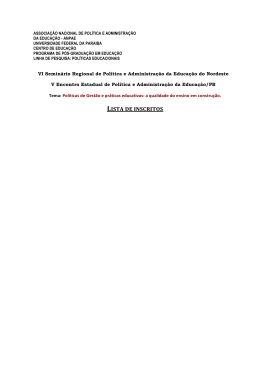 Lista total de inscritos