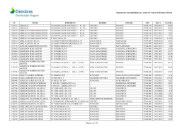 Clique aqui para obter lista completa.