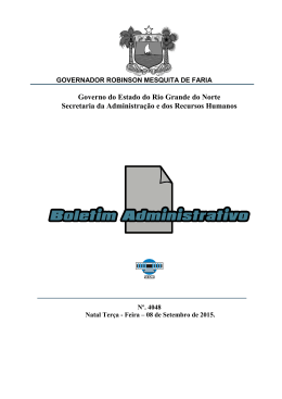 Boletim Administrativo nº 4048 - Governo do Estado do Rio Grande