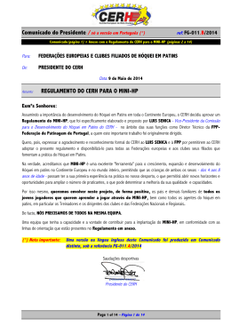 Regulamento CERH do MINI-HP