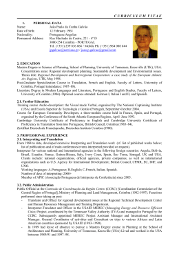 CV Jo&atilde;o Paulo Galv&atilde;o