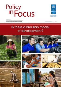 Is there a Brazilian Model of Development?