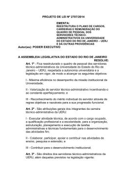 PROJETO DE LEI N&ordm; 2707/2014 EMENTA: Autor(es