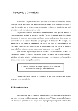 Volume de fisica m&oacute;dulo Cinem&aacute;tica