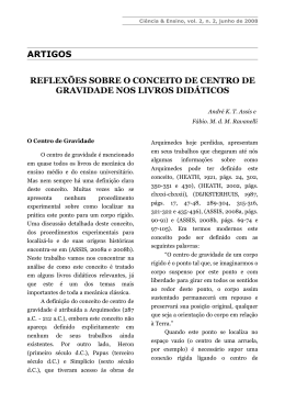 ARTIGOS REFLEX&Otilde;ES SOBRE O CONCEITO DE