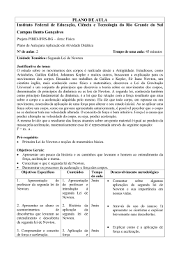 2&ordf; lei de Newton
