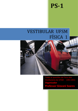 VESTIBULAR UFSM F&Iacute;SICA 1