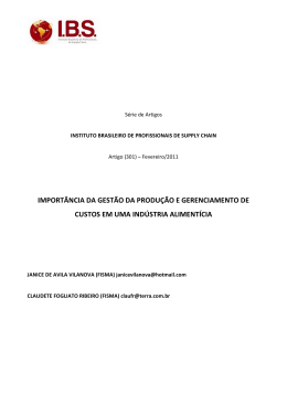 Segundo Martins e Laugeni (2000)