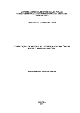 computação em nuvem e as diferenças tecnológicas entre