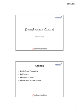 DataSnap e Cloud