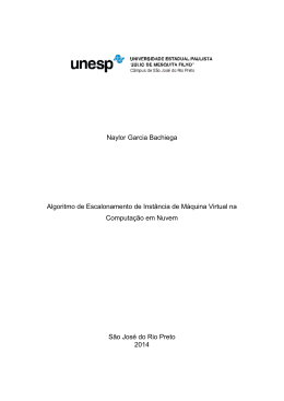 Algoritmo de escalonamento de inst&acirc;ncia de m&aacute;quina virtual na