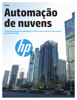HP Cloud Service Automation
