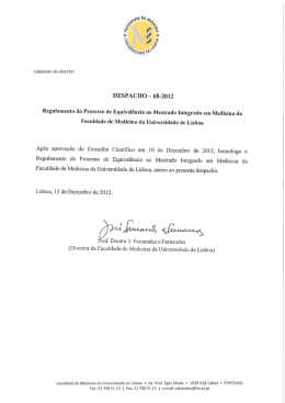 Regulamento do Processo de Equivalência ao MIM