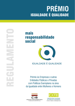 Prémio às Empresas e outras Entidades Públicas e Privadas