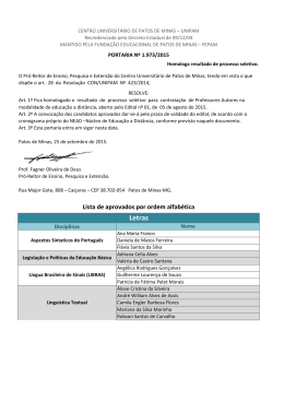 Letras - Unipam