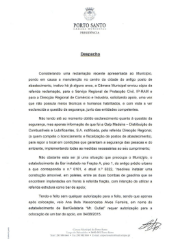 Despacho - Ana Bela Vasconcelos Alves Ferreira em