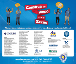 Alunos cenecistas aprovados