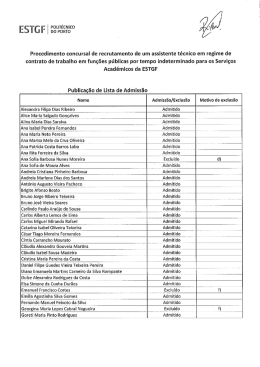 PouTÉcNico oo PoRro Procedimento concursal de