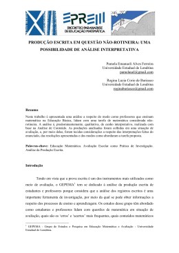 PRODU&Ccedil;&Atilde;O ESCRITA EM QUEST&Atilde;O N&Atilde;O