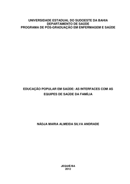 Educação popular em saúde