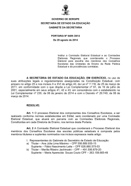 Portaria 6409/2014 - Seed