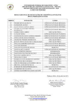 Pinheiro - Universidade Federal do Maranh&atilde;o