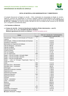 Edital de Matr&iacute;cula