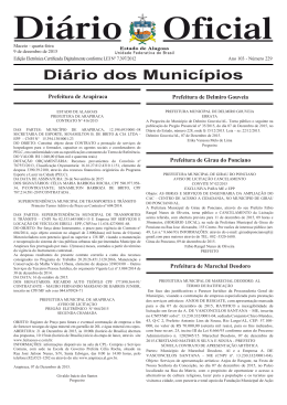 Di&aacute;rio dos Munic&iacute;pios
