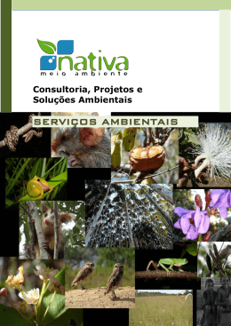 SERVI&Ccedil;OS AMBIENTAIS - Nativa Meio Ambiente