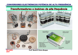 Transformadores e bobinas de alta frequência
