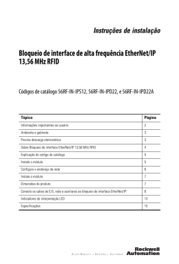 56RF-IN008A-PT-P, Bloqueio de interface de alta frequ&ecirc;ncia