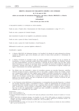 Diretiva 2014/65/UE do Parlamento Europeu e do Conselho relativa
