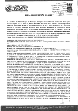 edital de convocacao 003 2015 sec municipal d