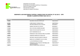 Resultado dos recursos
