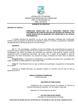 decreto n&ordm; 002/2014
