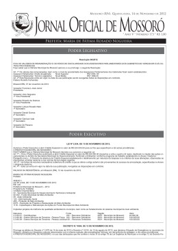 jomjornal - Prefeitura Municipal de Mossor&oacute;