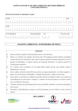 analista ambiental / engenharia de pesca boa sorte
